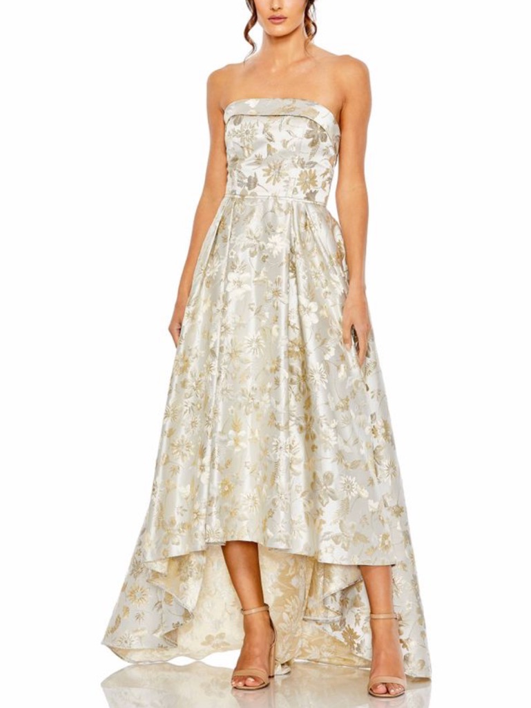 Ieena For Mac Duggal 49619 High Low Strapless Dress